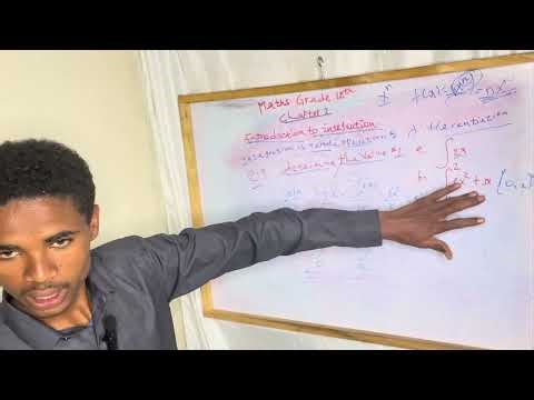 Maths grade 12 chapter 2 integration part one
