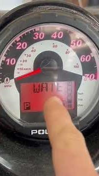 Polaris RZR 800 How To Check Pull Engine Codes From Dash Cluster, Check Engine Light Is On