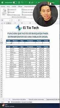 Extract data in Excel without search functions and optimize your reports