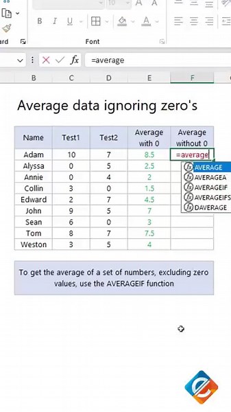 11K views · 94 reactions | Compare Average and AverageIf for Enhanced...