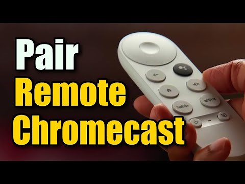 How to Pair Chromecast remote with tv (Google TV)