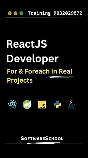 JavaScript 🔥 for vs forEach in ReactJS Projects | When to Use What? | Telugu