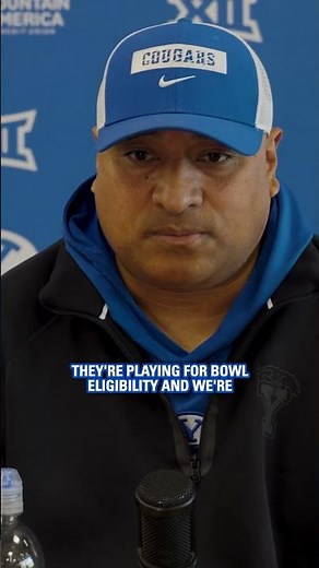 BYU vs UCF — WEEK 14 — Kalani Sitake | #byufootball #gocougs #macu