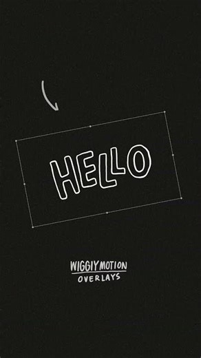 Aesthetic "HELLO" Animation Overlay for Warm Vlog Intros ✨