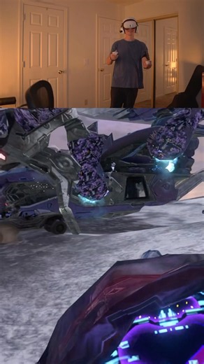 TWO SCARABS IN VR (Halo MCC VR mod by Pancreations) #halo #gaming #vr
