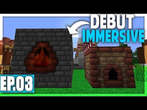 DÉBUT D'IMMERSIVE ! | Minecraft Moddé - Chroma Technology | Ep# 3
