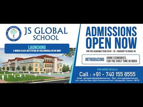 JS GLOBAL SCHOOL at Sholinganallur Omr Chennai