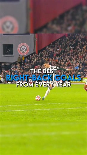The best right-back goals from every year pt1.