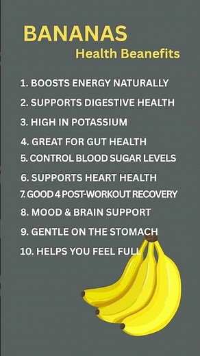 Amazing Health Benefits of Bananas | Why You Should Eat One Every Day #food #banana #eating #health