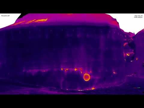 🎥 Termografická kontrola bioplynové stanice – analýza fermentorů