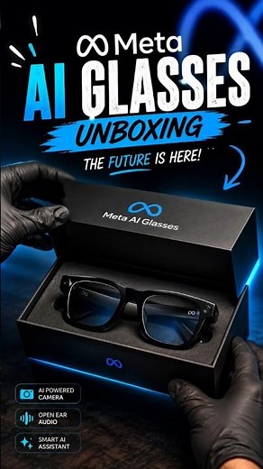Unboxing the Future! 🕶️ Meta AI Glasses Review #shorts #tech
