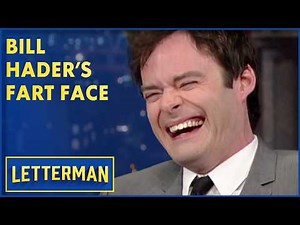 Bill Hader's SNL Fart Face | David Letterman