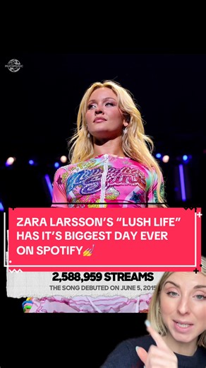 Who has been streaming “Lush Life” since 2015? 👀💅 [Via: YT/ZaraLarssonOfficial, TT/philippa.dk, TT/cauliflowerrrr67, TT/0starsz0, TT/popp0v]
