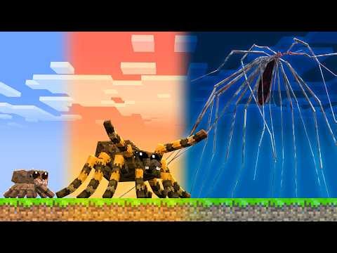 Upgrading ARACHNOPHOBIA Into a GOD in Minecraft