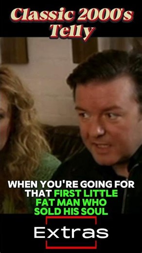 Extras | David Bowie | Ricky Gervais | Classic 2000's Telly