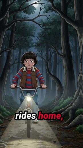 Stranger Things Season 1 Ep 1 Animation | The Beginning of the Upside Down 👾✨ #strangerthings