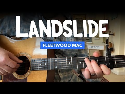 🎸 Landslide • Guitar lesson w/ fingerstyle tabs (Fleetwood Mac)