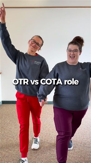 Megan, OTD OTR/L | OTR vs COTA role🙌🏼 Do you ever question the specific roles between the two? Save and share this video for a simple explanation between... | Instagram