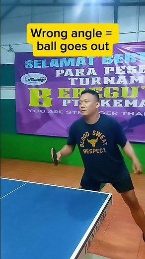 Dangerous Long Pips Shot in Table Tennis