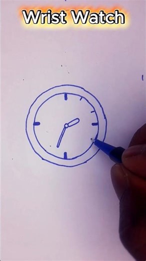 How to draw a Realistic Wrist Watch ✍️⌚ | Satisfying Sketch Art