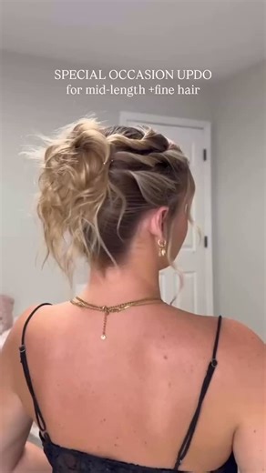 Trend Haircuts on Instagram: "A soft, elegant updo thats perfect for any special occasion ✨ Wedding, engagement, prom, or a fancy night out — this timeless style fits them all. Easy, polished, and guaranteed to elevate your whole look! 💕 #specialoccasionhair #updotutorial #eleganthair #formalhairstyle #hairideas hairinspo beautycontent hairstyling"