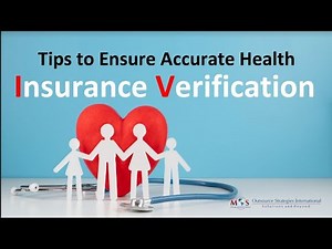 Tips to Ensure Accurate Health Insurance Verification