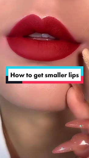 How to Get Smaller Lips: Lip Makeup Tutorial
