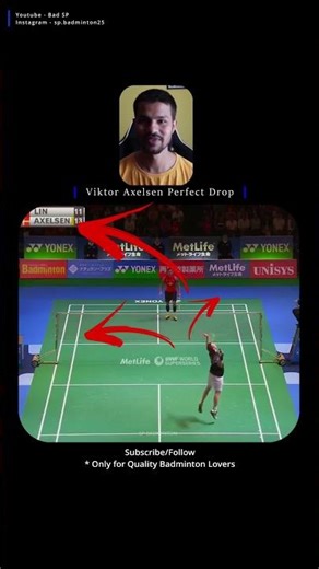 Viktor Axelsen’s Perfect Drop Shot 🎯 | Unstoppable Precision!