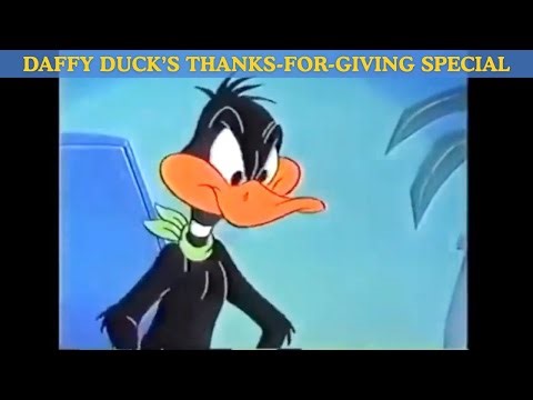 CBS Thanksgiving Promo 1980 – Daffy Duck’s Thanks For Giving Special