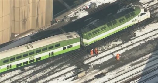 GO train repairs underway after derailment