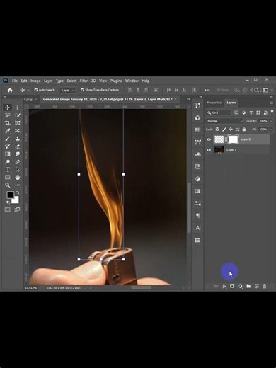 How to make flame effect in Adobe Photoshop, #photoshop #FireEffect #FlameEffect