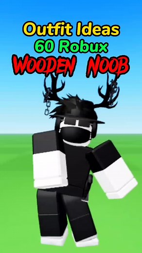 Roblox Outfit Ideas - Wooden Noob 🙂🪵 Outfit Code: