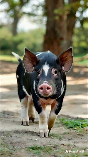 What a Pig Actually Sounds Like! 🐷🔊
