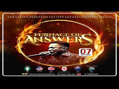 FURNACE OF ANSWERS [DAY 1] || NSPPD || 7TH JULY 2025