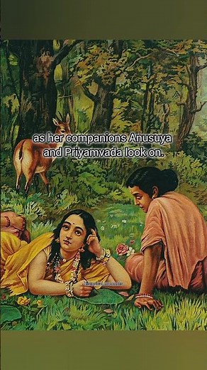 SHAKUNTALA PATRALEKHANA By Raja Ravi Varma 🎨 🎨 #art #painting #history #shorts #viral