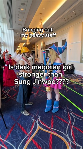 Epic Dark Magician Girl Cosplay at Anime Convention
