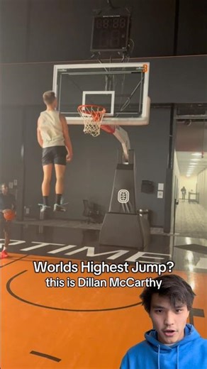 The youngest person with a 50 inch vertical is only 5’10