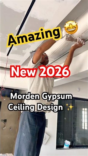 Modern Gypsum Ceiling Design ✨ | Latest False Ceiling Ideas 2026 #interiordesign #home #homedecor