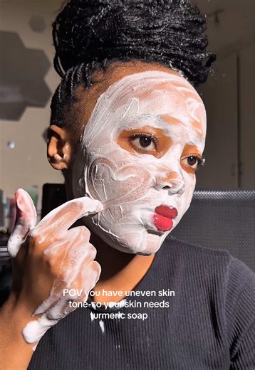 Achieve Glass Skin with Turmeric Soap for Uneven Tone