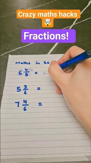Convert Fractions into Decimals Easily ⚡ Fast Maths Trick!