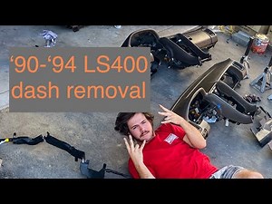 1990-1994 Ls400 dash removal how to