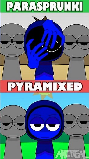 Incredibox Sprunki Pyramixed Parasite Mod 🦠 VS Sprunki Pyramixed OG *HAPPY VERSION* 😭