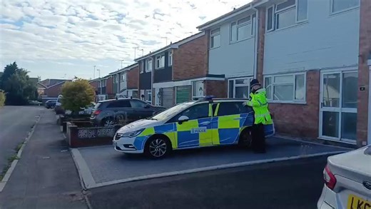 This is the scene at a home in Stourport where a man was found dead yesterday. A woman has been arrested on suspicion of murder. Follow our live updates below | The Kidderminster Shuttle
