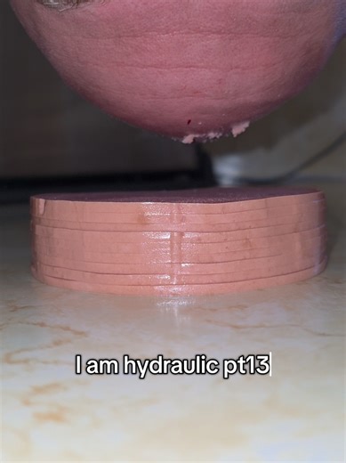 No Bologna was harmed. Whats next? #hydraulic #hydraulicpress #funny #fyp #asmr
