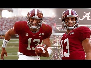 NCAA FOOTBALL 19 GAMEPLAY! ALABAMA VS CLEMSON (MADDEN 19 MOD)