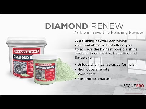 StonePro Diamond Renew Polishing Powder - Polishing White Marble Floor