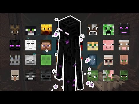 ENDERMAN VS ALL MOBS | MINECRAFT
