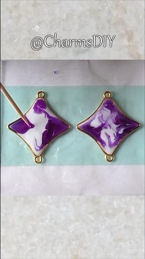 Tutorial Alert: DIY UV RESIN EARRINGS | HOW TO MAKE AN UV RESIN JEWELRY? #shorts