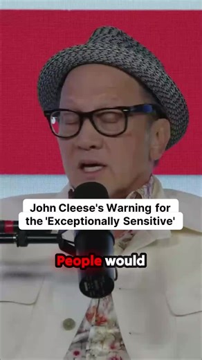 John Cleese is dropping truth bombs, even on how shows should be advertised! 🤯 The legendary comedian suggested a specific warning for those exceptionally sensitive souls or anyone whose echo chamber might shatter upon hearing a new perspective. Are we heading toward mandatory trigger warnings for *all* ideas? This perspective from the Monty Python icon is something to unpack. #JohnCleese #FreeSpeech #Comedy #Perspective #EchoChamber
