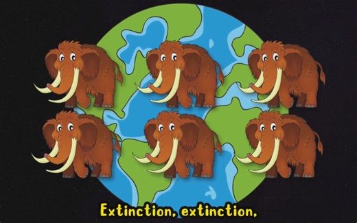 英语儿歌 动植物灭绝歌 Extinction Song